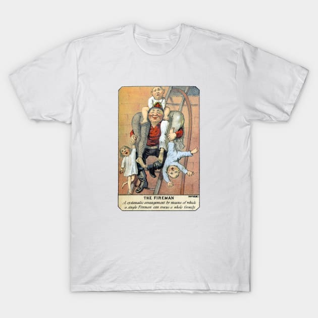 1881 The Life of a Fireman no.5 T-Shirt by historicimage